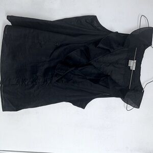 Worth black blouse no sleeves